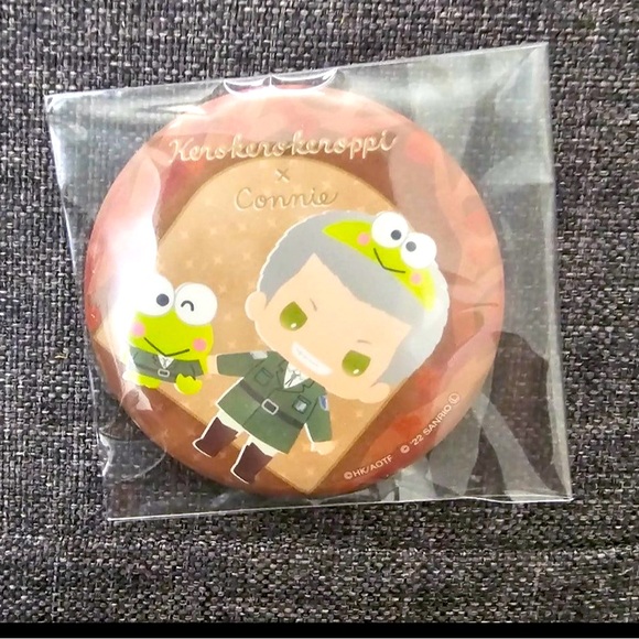 Attack on Titan Connie/Sanrio Collab Can Badge - Picture 1 of 1